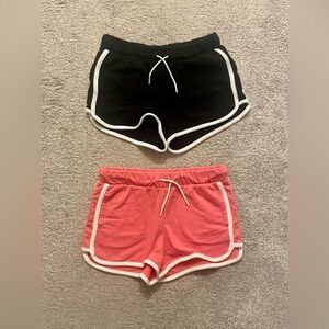 Two Pairs of Girls Large Old Navy Shorts